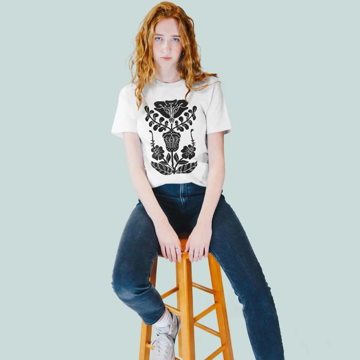 Folk Bloom Tee
