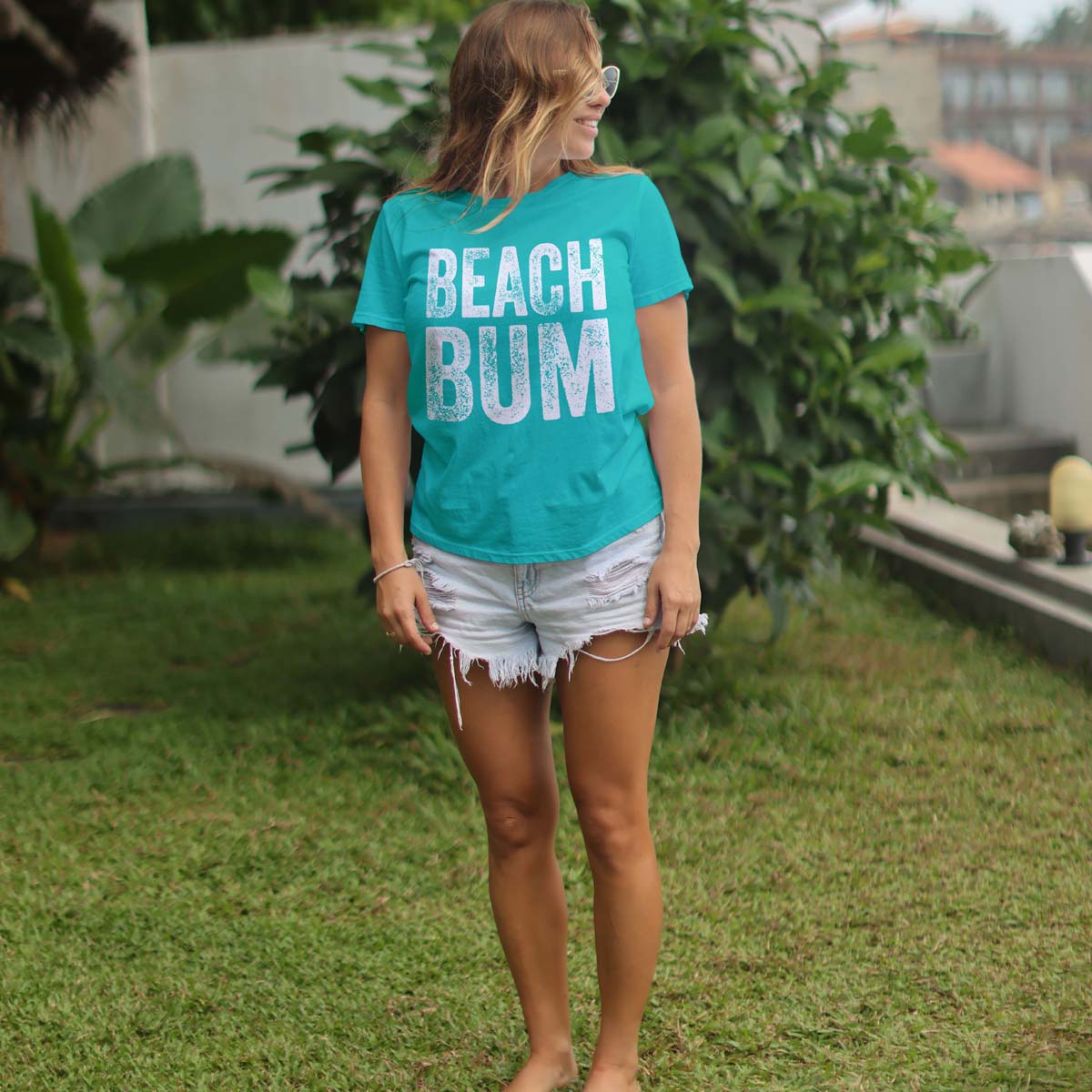 Beach Bum Tee in White