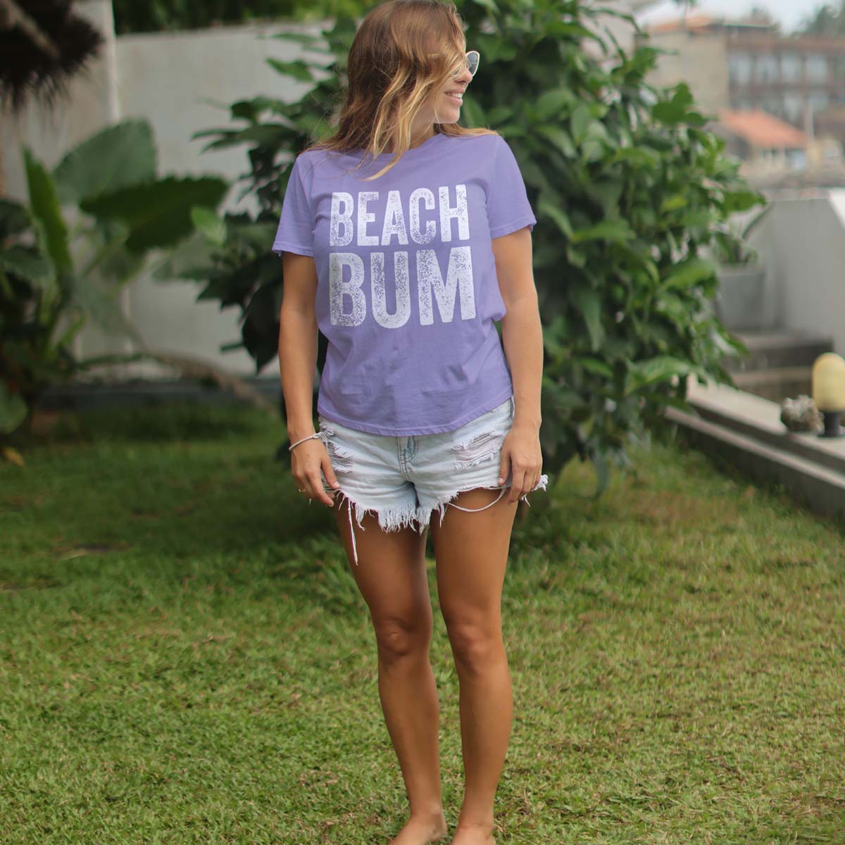 Beach Bum Tee in White